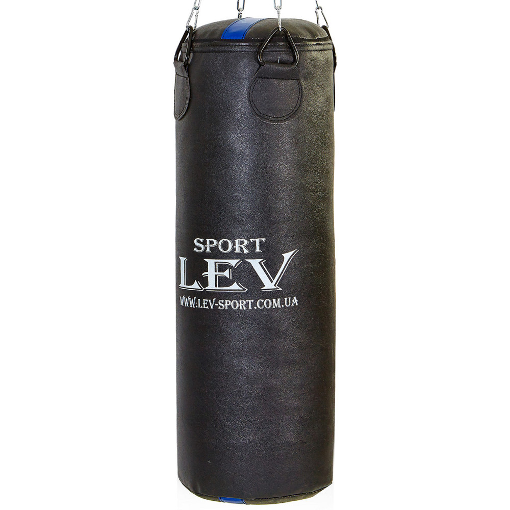 Мешок боксерский Цилиндр LEV LV-2805 высота 85см черный Киев - изображение 1