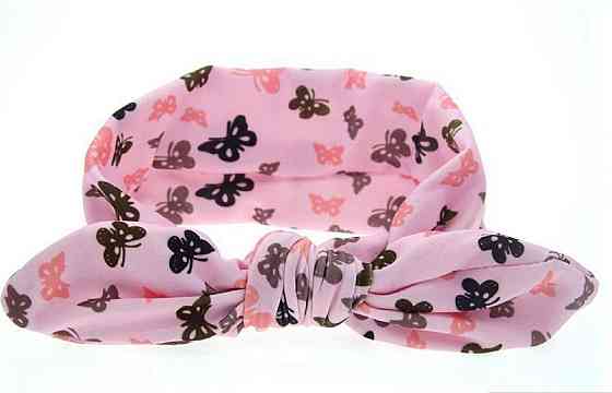 Детская повязка с бабочками Киев