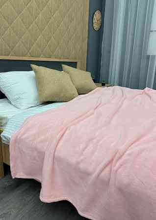 Плед-покривало Decorator WellSoft 150х210 см однотонний Рожевий (87-167) Київ
