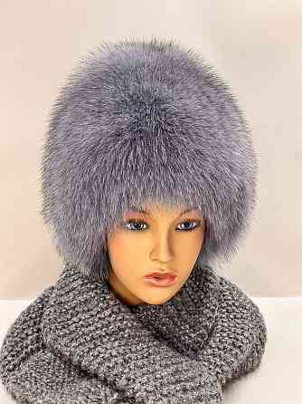 Шапка меховая женская сноп Анастасия Серый Харьков