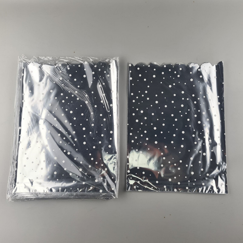 Пакет із малюнком для пакування подарунків (25*35) No88/1 фольгований "Конфеті" (100 шт.) Харків - фото 3