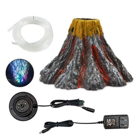 Вулкан для акваріума з підсвічуванням 9,5 см різнобарвний Київ - фото 2