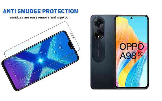 Защитное стекло NeoGlass для OPPO A98 5G – ультрапрозрачное и устойчивое Киев