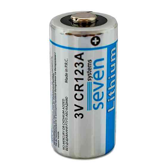 Батарейка SEVEN CR123A Lithium 3V 1 шт Київ
