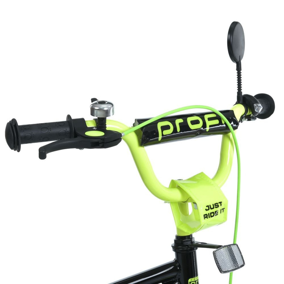 Велосипед дитячий MB 18015-1 колеса 18 дюймів, чорно-зелений Вінниця - фото 5