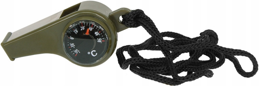 Многофункциональный Свисток шаровой 3в1 (Компас ,Термометр) Mil-Tec от Sturm (16327000) АБС-пластик Нововолынск - изображение 5