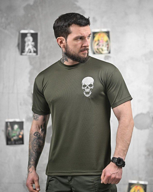 Тактическая потоотводящая футболка NECRON девушка олива ДЛ6381 Одесса - изображение 3