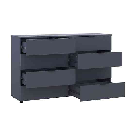 Комод Doros Рон 8 Графит 8 Ящиков 130х38х81 DRS-011775 (41516173) Днепр