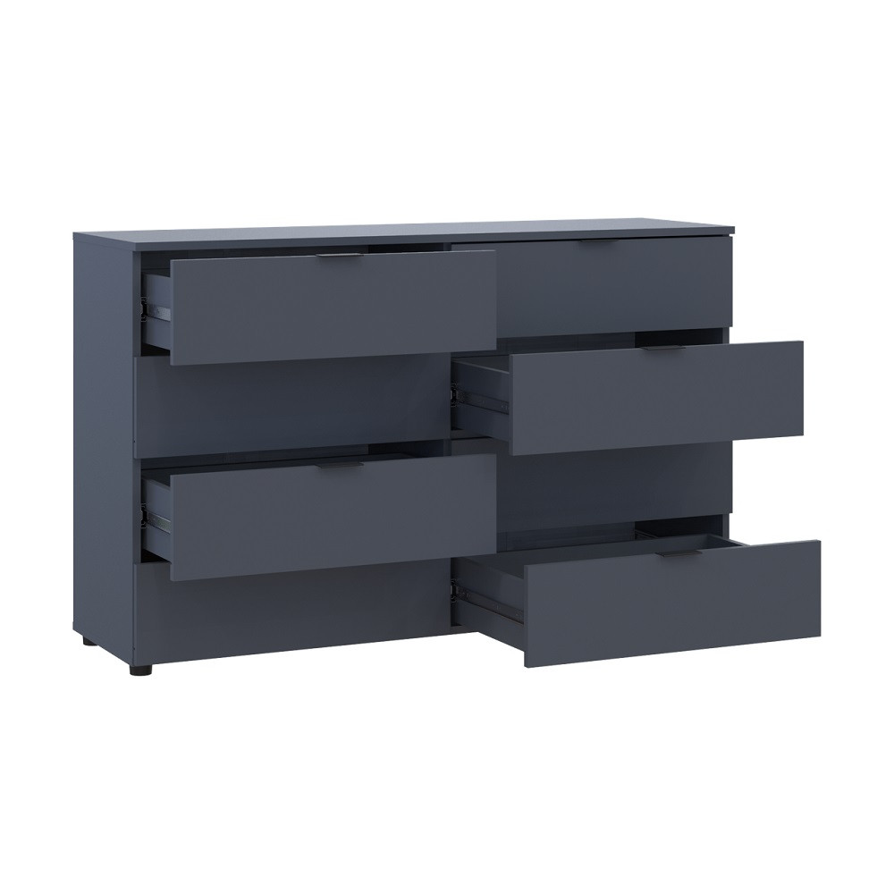 Комод Doros Рон 8 Графит 8 Ящиков 130х38х81 DRS-011775 (41516173) Днепр - изображение 6