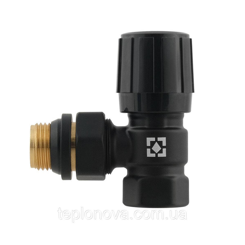 Комплект запорных клапанов угловой Raftec BLACK 1/2