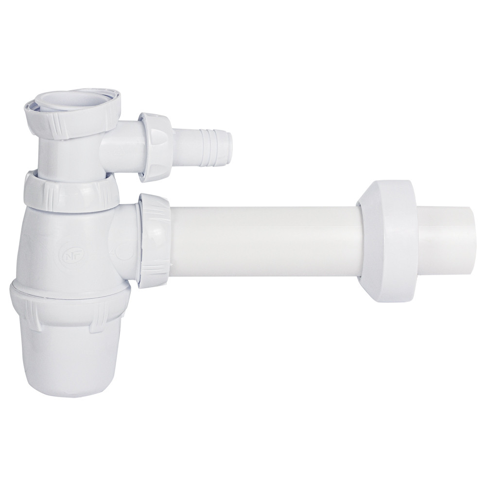 Wirquin Сифон для кухонной мойки с подводом 1½"×Ø40мм WIRQUIN (9542820) Киев - изображение 3