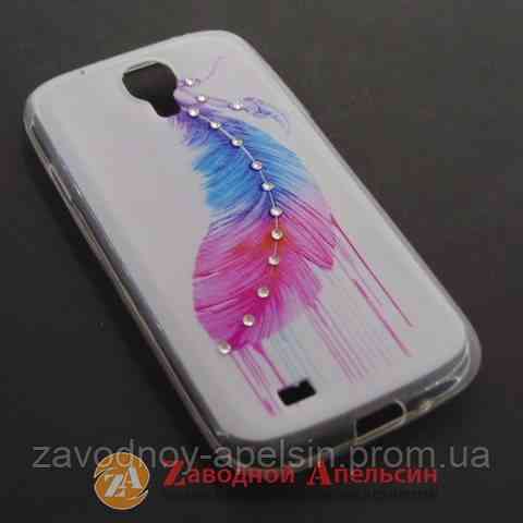 Samsung i9500 S4 чехол рисунок стразы стразы Одесса