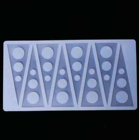 Молд силиконовый Треугольники 219 на 115 мм серый Киев