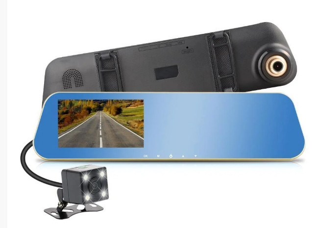 Зеркало видеорегистратор Anytek G77 Full HD 1080P на 2 камеры Винница - изображение 9