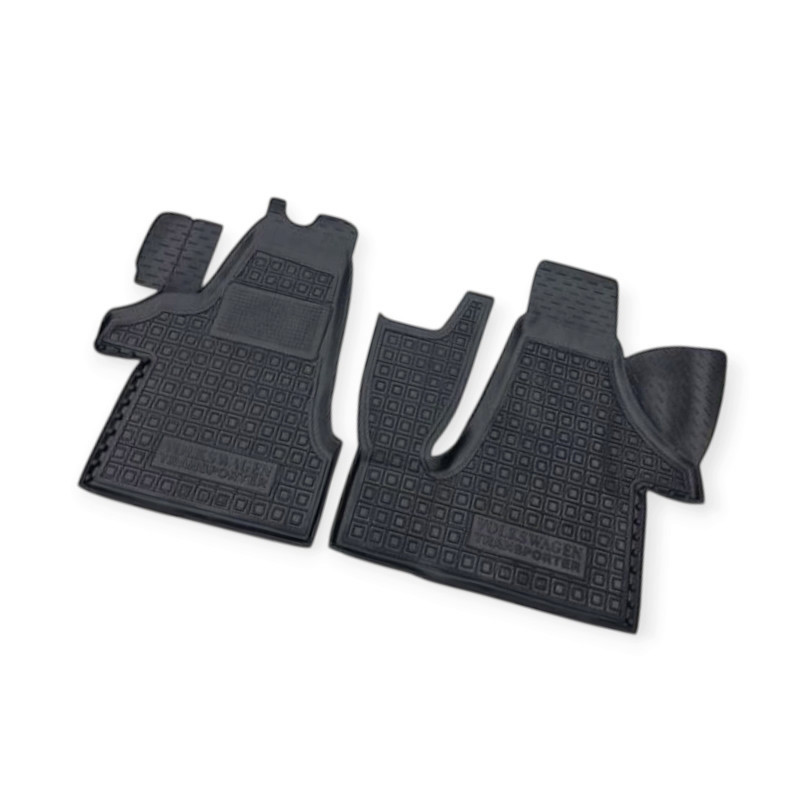 Коврики Фольцваген T5 (2003-2009) Transporter (1+2) борт 2,5 см, с перемычкой салона Мукачево - изображение 1