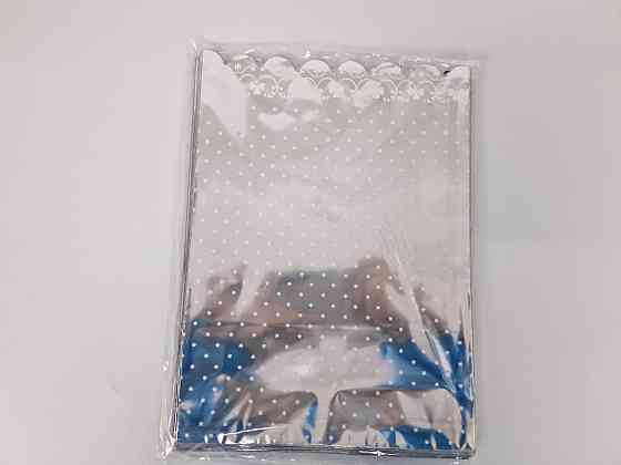 Пакет із малюнком для пакування подарунків (25*35) No89 фольгований "Сніжинка" (100 шт.) Харків