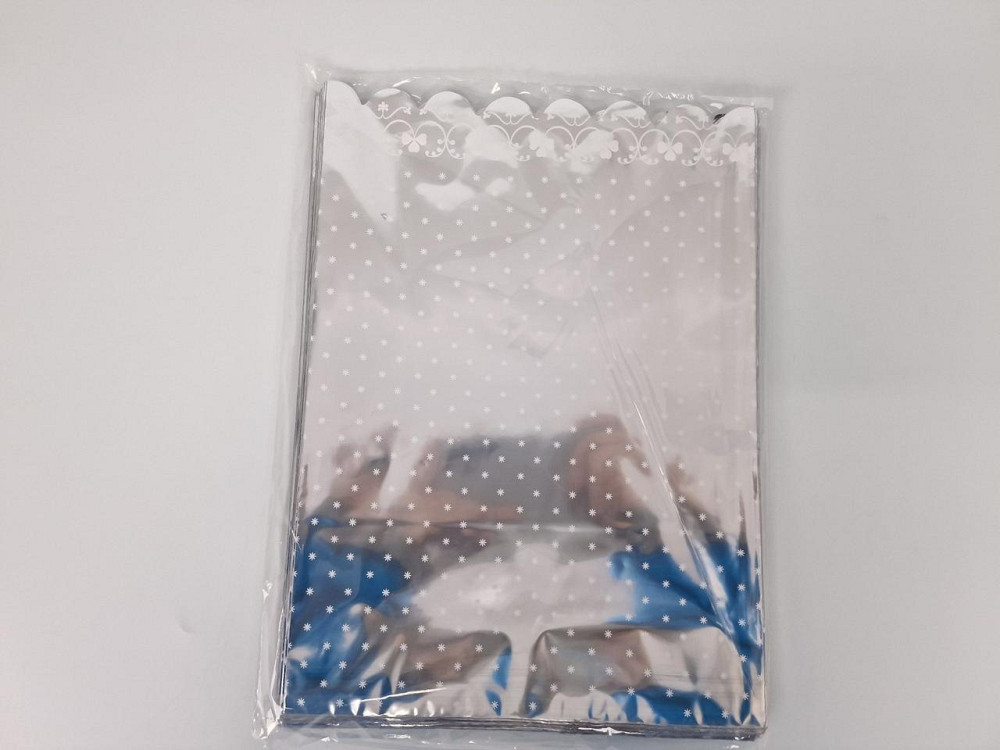 Пакет с рисунком для упаковки подарков   (25*35) №89 фольгированный 