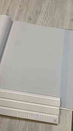 Шпалери метрові вінілові на флізеліні A.S.Creation Elite of Shades1.06x10 однотон біло-сірий 78651-3 Київ
