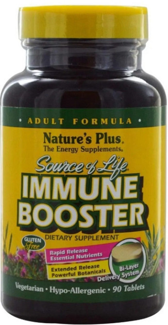 Вітаміни та мінерали для підтримки організму Nature's Plus Immune Booster 90 таб Київ - фото 1
