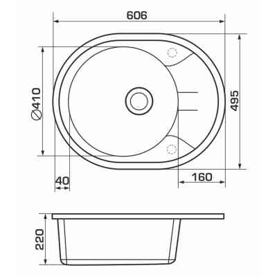 Мийка кухонна GRANADO MARBELLA terra (gr2903) Вінниця