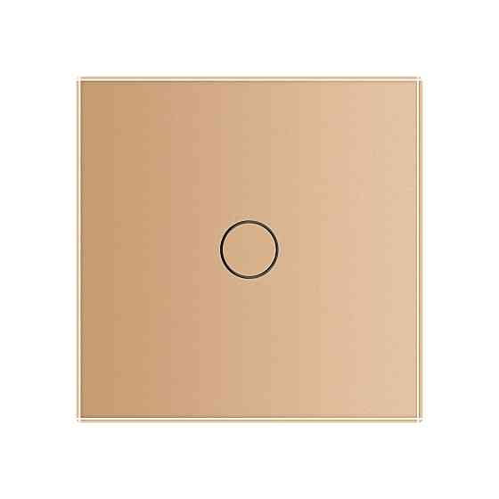 LIVOLO Розумний сенсорний ЕС вимикач 1 сенсор LIVOLO золотий матове скло Коломия