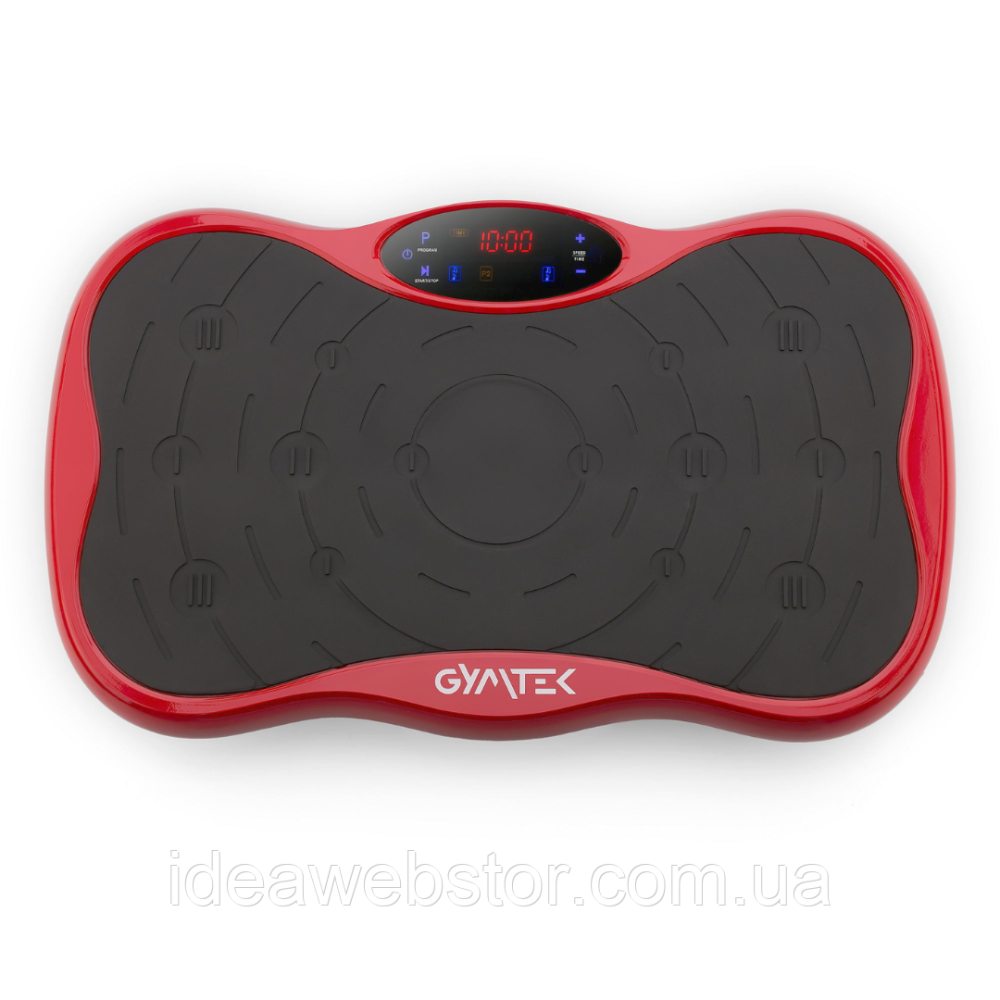 Віброплатформа Gymtek XP500 2D для дому з пультом керування й еспандерами вібротренажер для схуднення фітнесу масажу червона Київ - фото 15