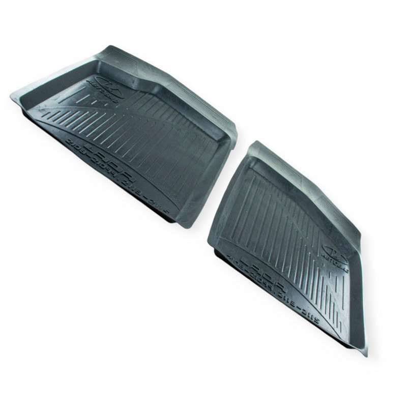 Килимки салону 2108, 2109, 21099, 2113, 2114, 2115 борт 4,5 см, передні (логотип автоваз) Дубно YP group Мукачево - фото 1