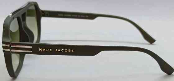 Брендові класичні чоловічі окуляри зелений градієнт у зеленій оправі. Київ