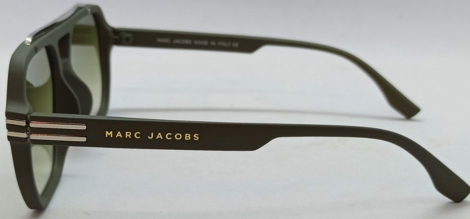 Брендові класичні чоловічі окуляри зелений градієнт у зеленій оправі. Київ - фото 2