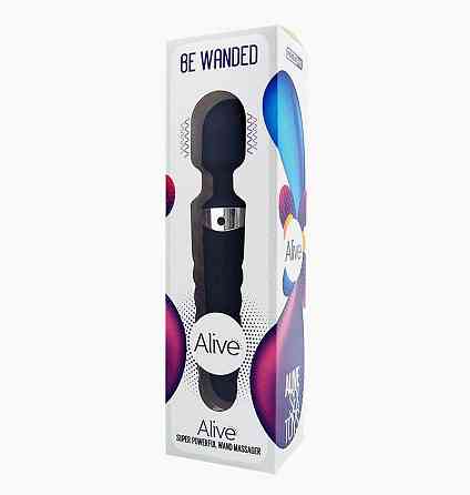 Мінівібромасажер Alive Be Wanded Black Sex Aura Київ