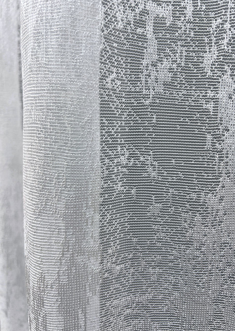 Тюль VR-Textil 1400т Мрамор Жаккард Белый 600х250 см (43-347) Киев - изображение 13