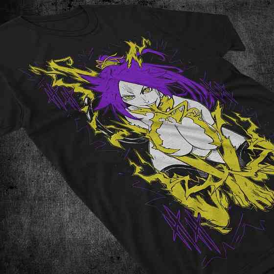 Футболка для мальчика аниме Блич оверсайз (рост от 165 до 180 ) Черний AnimeJ0881m Днепр