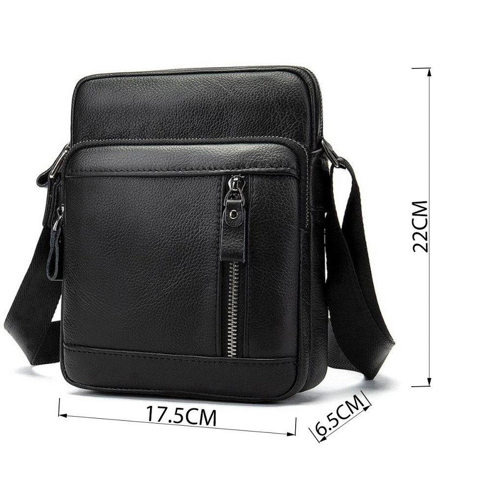 Сумка чоловіча Vintage 14701 Чорна Київ - фото 7