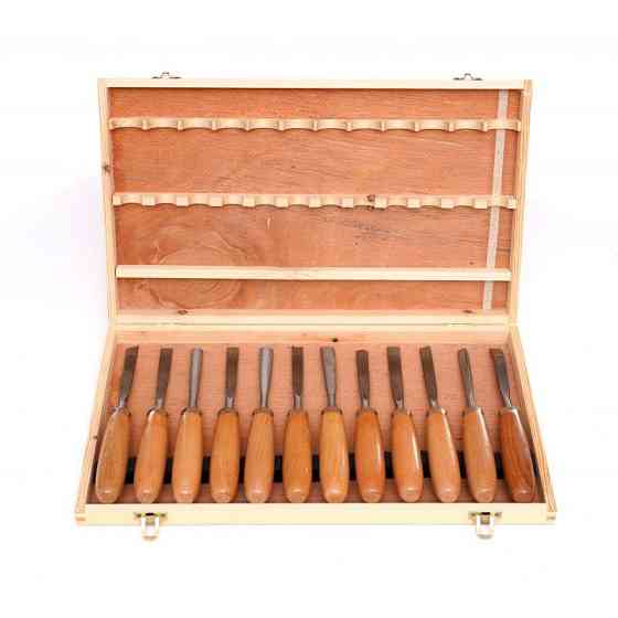 Профессиональный набор стамесок для резьбы по дереву 12 шт Kraft&Dele (KD11775) Нововолынск