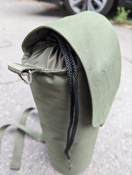 Тактична сумка підсумок чохол тримач для пляшки термосу 1.5 л з системою MOLLE Днепр - изображение 8