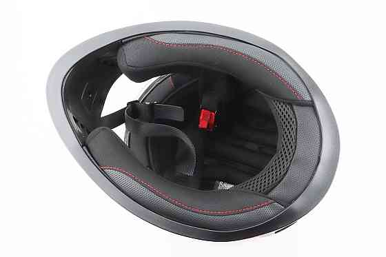 Шолом інтеграл, закритий BLD-М65 М (57-58см), ЧОРНИЙ/ЧЕРВОНО-СІРИЙ Киев