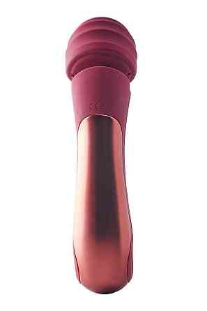 Вібратор мікрофон Dream Toys Dinky Curved Wand Jacky O бордовий Sex Aura Київ