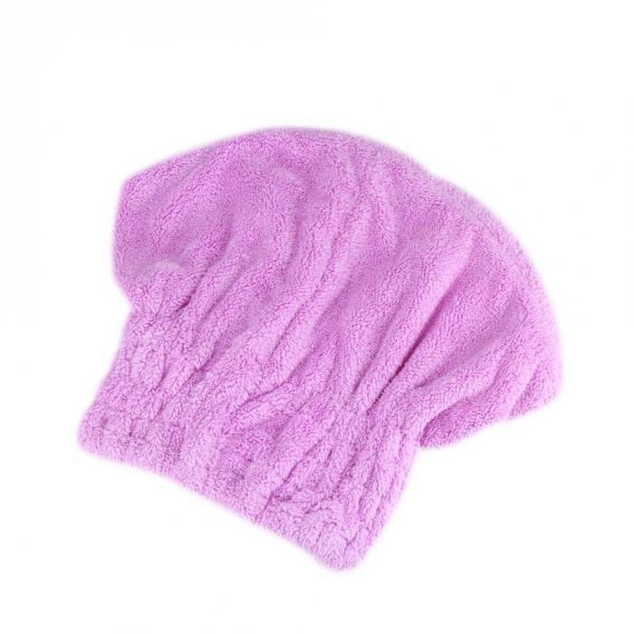 Тюрбнан полотнеце для сушки волос фиолетовое Киев - изображение 2