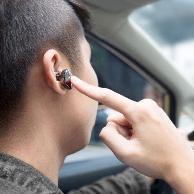 Бездротові Bluetooth-навушники Baseus Encok W02 з вбудованим мікрофоном NGW02-01 (Чорні) Николаев - изображение 8