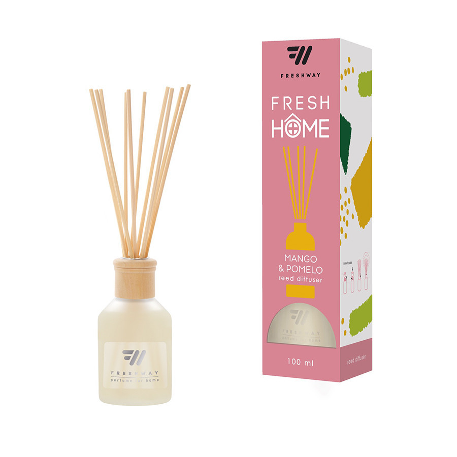 Аромадифузор для дому "FreshHome" Mango and Pomelo (Манго та помело) 100мл FreshWay Київ - фото 1