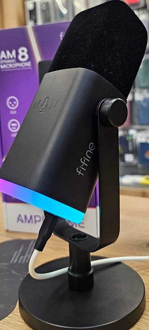 FIFINE AmpliGame AM8 XLR/USB Динамічний мікрофон. Київ - фото 6