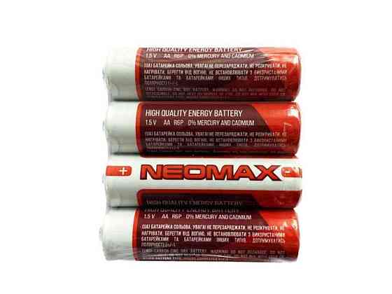 Батарейка сольова R6/AA 4шт (плівка) ТМ Neomax Київ