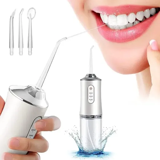 Ирригатор портативный Oral Irrigator 3 режима работы, 2 насадки Коломия