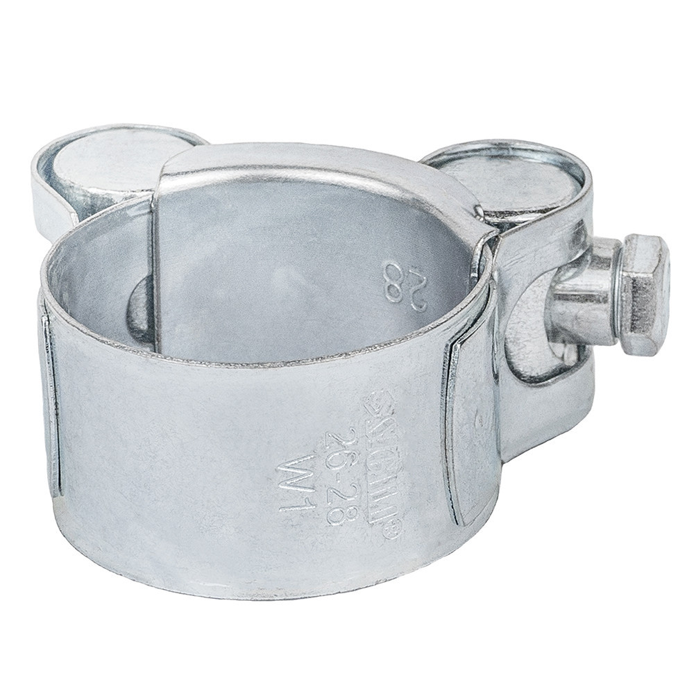 Хомут силовой оцинкованный 18мм Ø26-28мм (КРАТНО 10шт) SIGMA (2509071) Киев - изображение 3