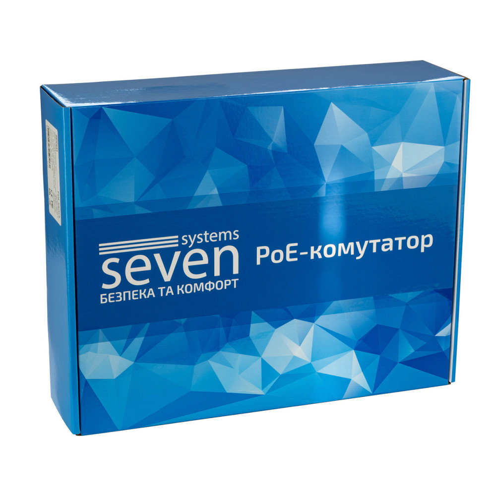PoE комутатор 16 портів SEVEN P-73216G-SFP (POE: 16, UP: 2G+1SFP) Київ - фото 17