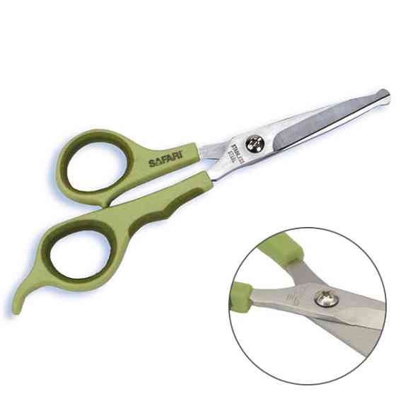 Safari Safety Scissors САФАРИ БЕЗОПАСНЫЕ НОЖНИЦЫ с закругленными концами для собак и котов Киев