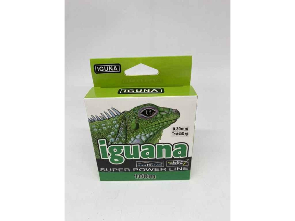 Лiска Iguana 0,30мм 8,6кг 100м прозорий SM-Y-18-030 ТМ PRC Киев - изображение 1