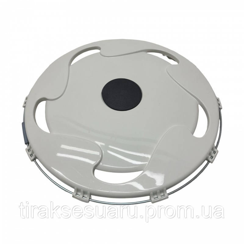 Ковпак заднього колеса білий 19,5 (пластиковий) Ковпаки на колеса 19.5 Луцьк - фото 1