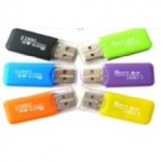 Кардридер универсальный MERLION CRD-1GR TF/Micro SD, USB2.0, Green, OEM Q50 Полтава