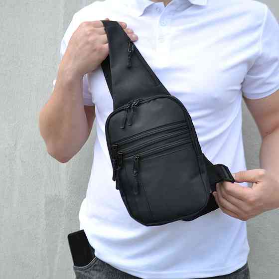 Тактична сумка для чоловіків на плече, Сумка через плече з військової тканини Тактична несесер JG-31 Івано-Франківськ